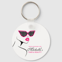 Chic Retro Black Pink Polka Dot Sonnenbrille Schön