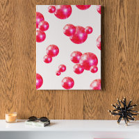 Chic Retro Bold Disco-Kugeln Pink und Orange