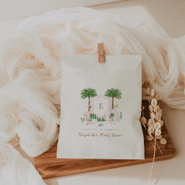 Chic Retro Palm Springs Baby Dusche Geschenktütchen