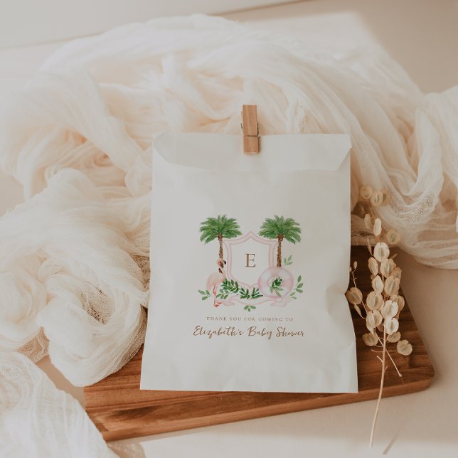 Chic Retro Palm Springs Baby Dusche Geschenktütchen (Von Creator hochgeladen)
