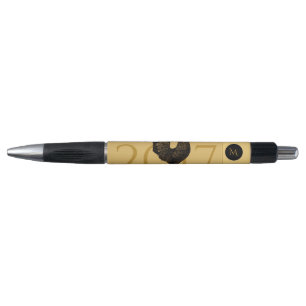 Chic Rooster Chinese New Year 2017 Monogram Pen Kugelschreiber