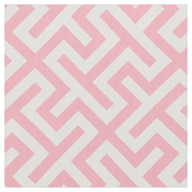 Chic rosa und abstraktes geometrisches Muster Stoff (Nahaufnahme)