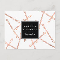 Chic Rose Gold Bobby Buttone Friseur Stylistische 