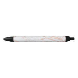 Chic Rose Gold Foil Marmor Kugelschreiber