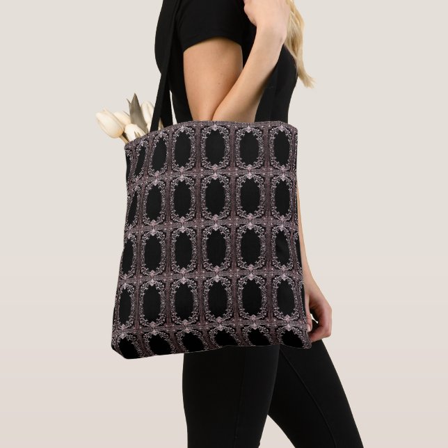 Chic Rose Gold Frame Muster Tasche (Von Nahem)