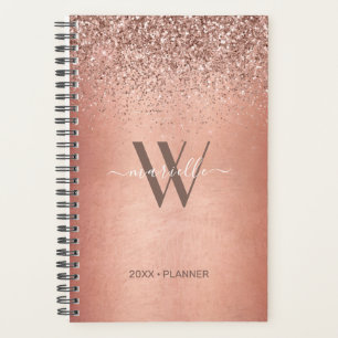 Chic Rose Gold Parties scintillant Étincelles Mono