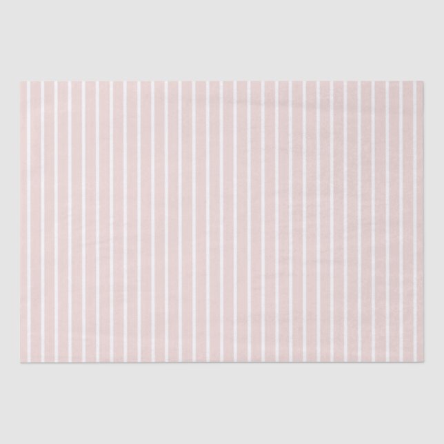 Chic rot Rosa senkrechte Streifen moderne Seidenpapier (Vorderseite)