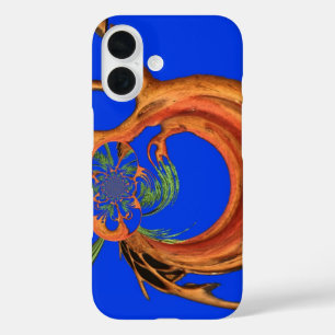 Chic Round Hakuna Matata Navy Blue Kollektion iPhone 16 Hülle