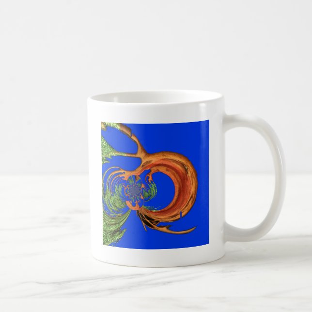 Chic Round Hakuna Matata Navy Blue Kollektion Kaffeetasse (Rechts)