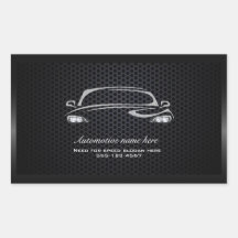 Chic schwarz minimalistisch moderne Auto-Händler