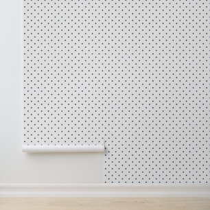 Chic Schwarz-weiß Dots Tapete