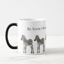 Chic Schwarz-weiß Zebras Tasse
