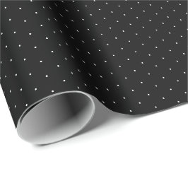 Chic Schwarz-weiße Polka-Punkte Muster niedliche G Geschenkpapier