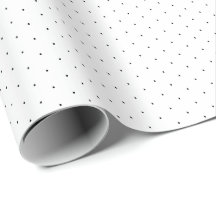 Chic Schwarz-weiße Polka-Punktmuster Geschenk