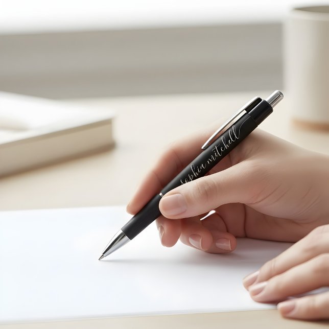 Chic Script Calligraphy Black Kugelschreiber (Von Creator hochgeladen)