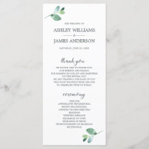 Chic Script Eucalyptus Foliage Minimale Hochzeit