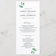 Chic Script Eucalyptus Foliage Minimale Hochzeit