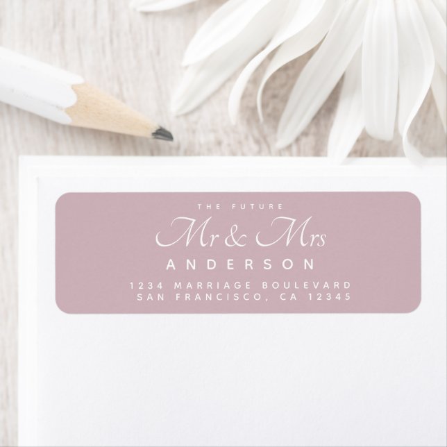 Chic Script Future Mr. Wedding Address (Insitu)