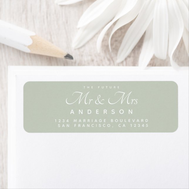 Chic Script Future Mr. Wedding Address (Insitu)