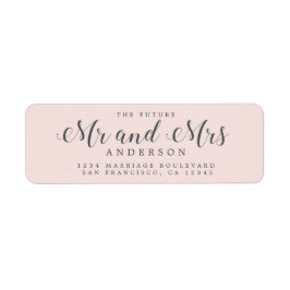 Chic Script Future Mr. Wedding Rücksendeadresse