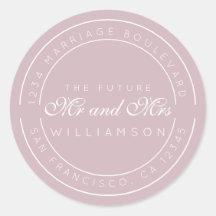 Chic Script Future Mr. Wedding Rücksendeadresse