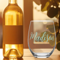 Chic Seafoam Personalisiert Name
