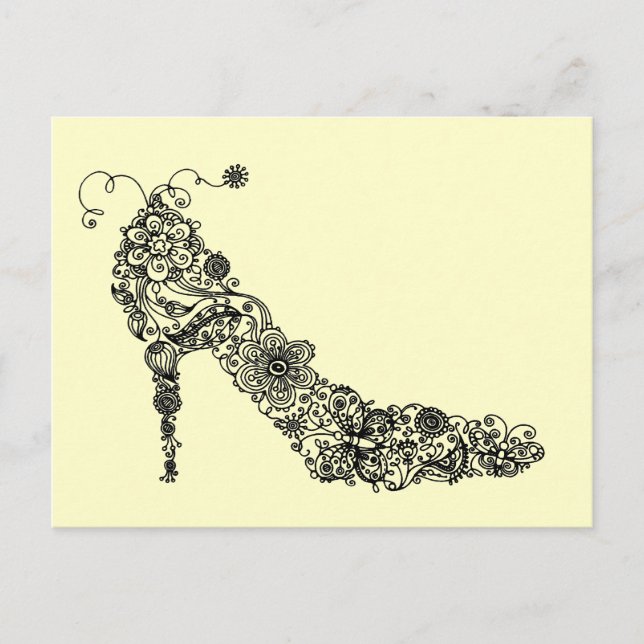 Chic Shoe ~ Carte postale (Devant)