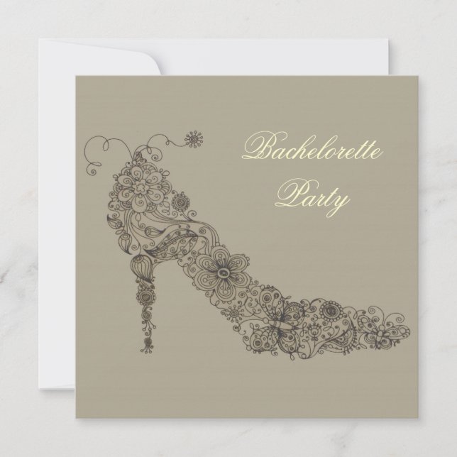 Chic Shoe ~ Invitations (Devant)