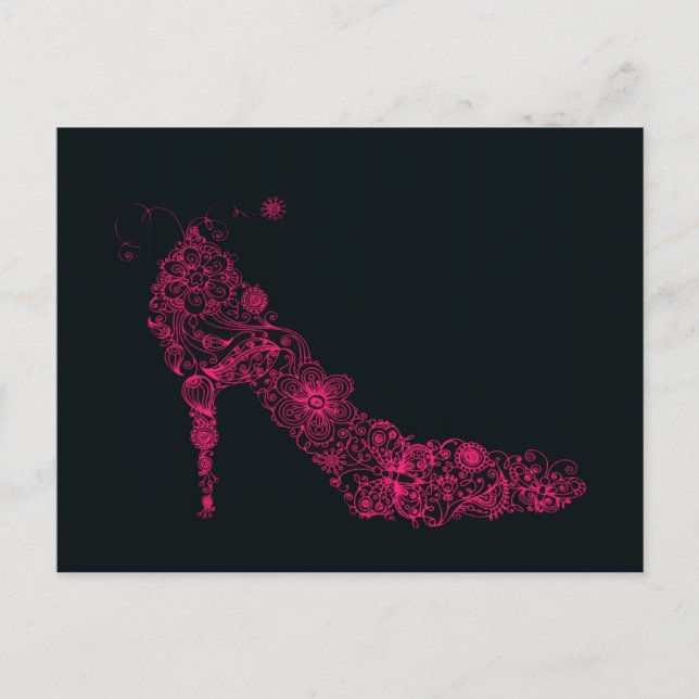 Chic Shoe ~ Postcard Postkarte (Vorderseite)