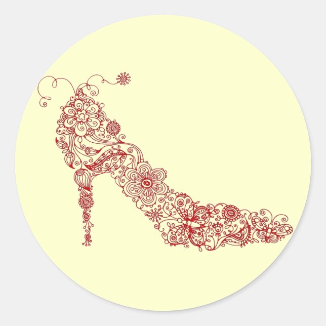 Chic Shoe ~ Stickers (Vorderseite)