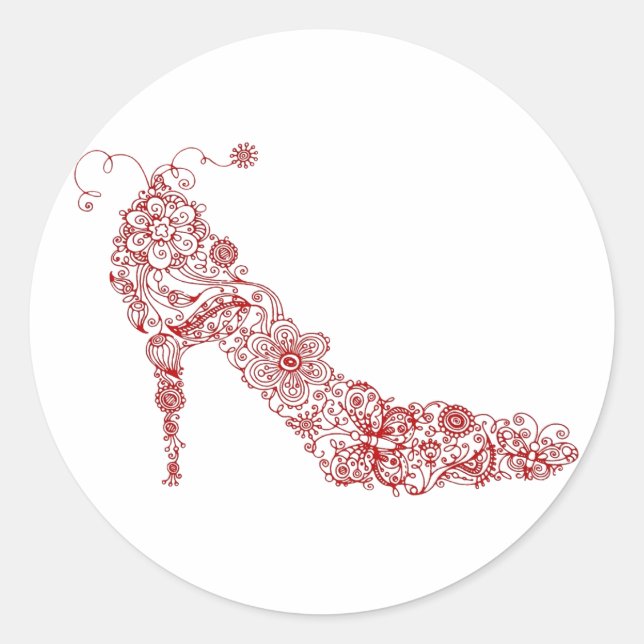 Chic Shoe ~ Stickers (Devant)