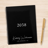 Chic Signature Schrift Monogramm Schwarz Geschäftl