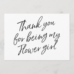 Chic-Skript "danken Ihnen für Sein mein Dankeskarte