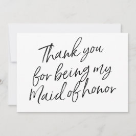 Chic-Skript "danken Ihnen für Sein meine Dankeskarte