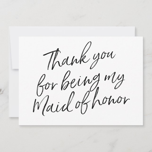 Chic-Skript "danken Ihnen für Sein meine Dankeskarte (Vorderseite)