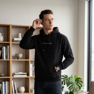 Chic Slow Living weit auseinander stehende Typogra Hoodie
