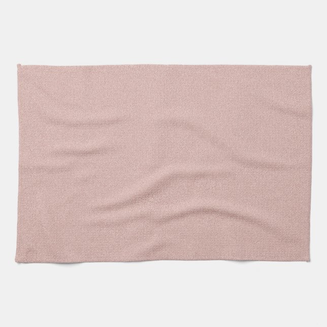 Chic Soft Pink Sand Geschirrtuch (Horizontal)