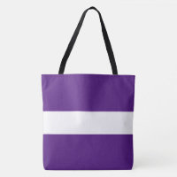 Chic Sporty Fun Wide Royal Lila White Stripes