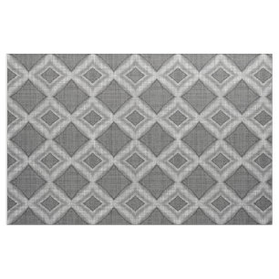 Chic Stylisches Gray Imitate Batik Linen Squares M Stoff