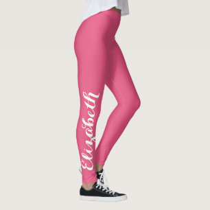 Chic Stylish Pink Workout Yoga Sports Individuelle Leggings