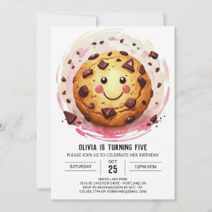Chic Süßigkeiten Spaß Cookies zum Geburtstag Einladung