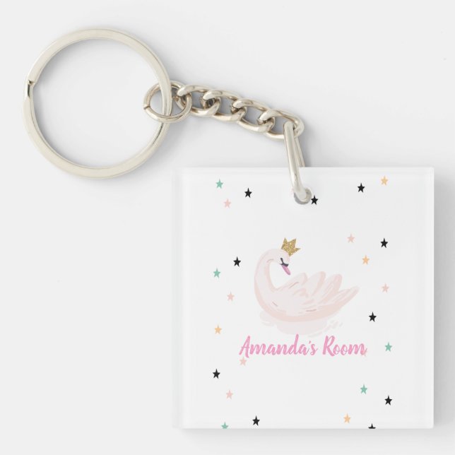 Chic Swan, Stars, Prinzessin Schlüsselanhänger (Vorderseite)