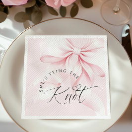 Chic The Knot Bridal Shower Einladung Serviette