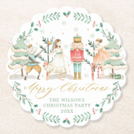 Chic The Nutcracker Ballet Frohe Weihnachts-Party Untersetzer