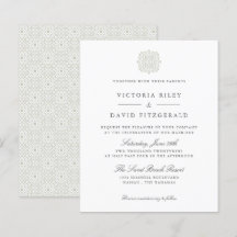 Chic Tiles elegante zeitlose Hochzeit