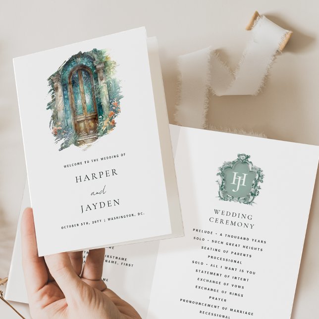 Chic Timeless Green, Blue, Aquamarine Hochzeitspro (Von Creator hochgeladen)