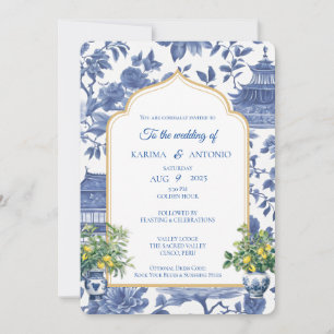 Chic-tique Chinoiserie Limoncello-Öl-Extrakt Einladung