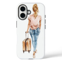 Chic Travel Girl Handyhülle