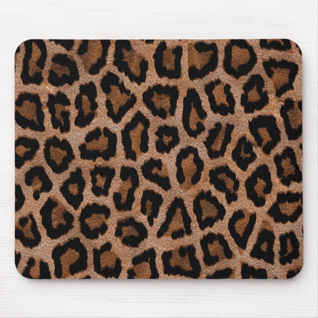 Chic Trendy Leopard Pattern Mousepad (Vorne)