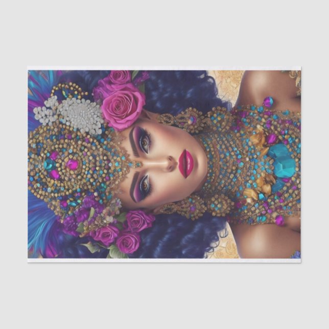 Chic Trendy Women Tissue Paper 10lb Seidenpapier (Vorderseite)